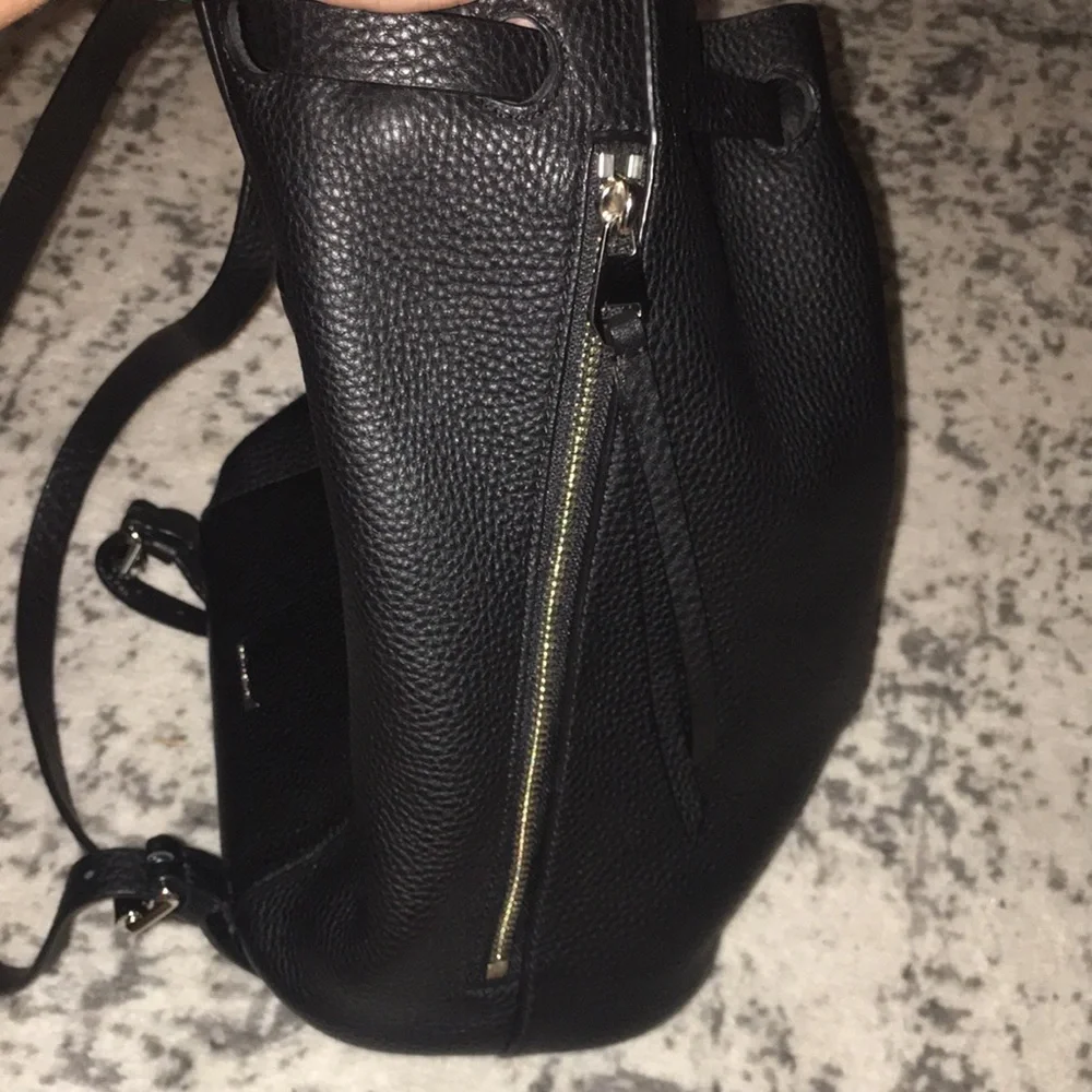 Rebecca Minkoff Blythe Pebbled Leather Backpack - Picture 3 of 11